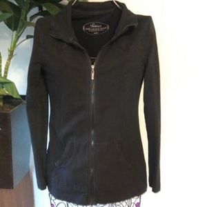 Black Soma Zip-Up Jacket